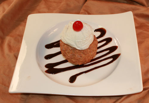 Fried Ice Cream - Crunchy Cinco De Mayo Menu Dessert